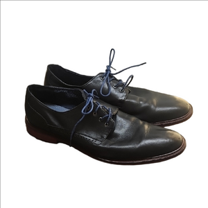 Winthrop Braxton Leather Oxford Shoes Black Men's Size 10.5